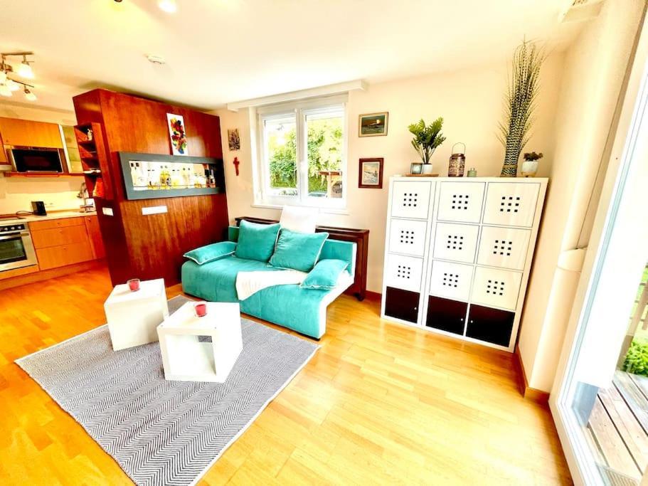 Schoene Wohnung Mit Eigenen Eingang Und Terrasse Gosseling 외부 사진